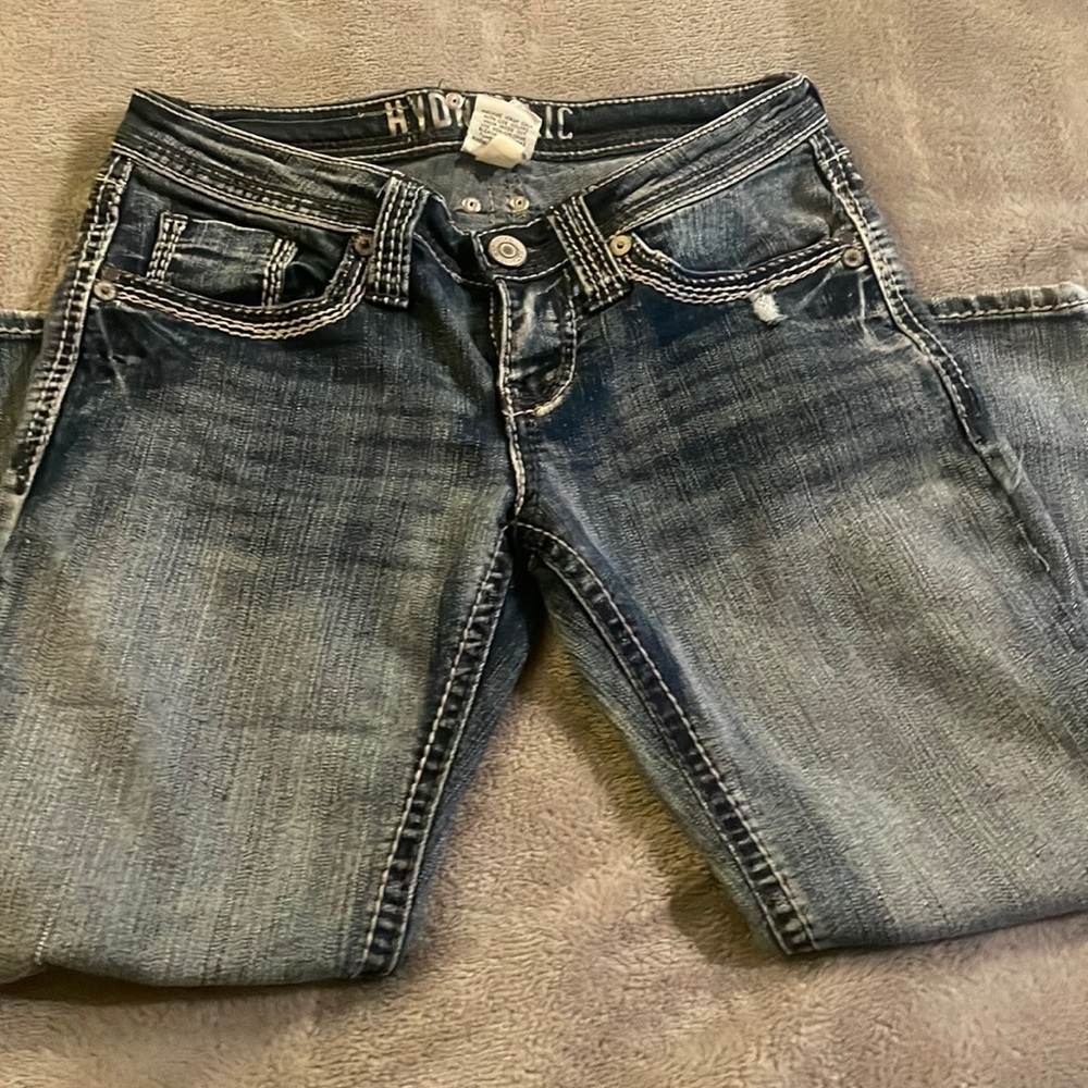 Hydraulic cropped denim 5/6